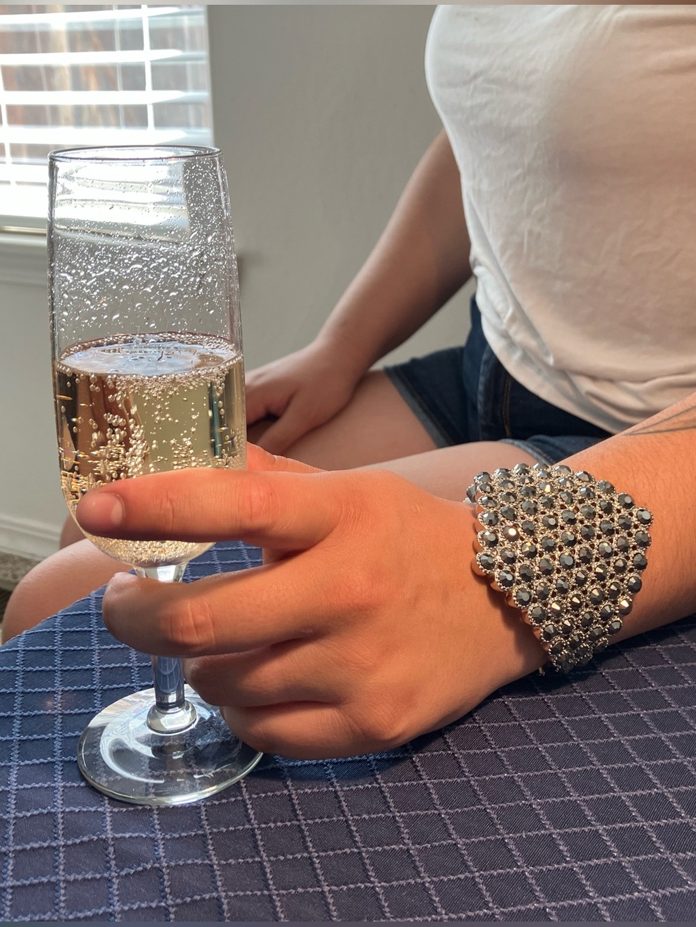 Bold! 1 bracelet arm party! Hinged cuff, faceted hematite finish